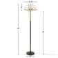 Hampton Park Serin Floor Lamp in Black and Antique Gold, , large