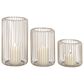 Maple and Jade Metal Lantern in Silver (Set of 3), , large