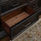 Chapel Hill Caldwell 3-Piece Queen Bedroom Set in Deep Brown, , large