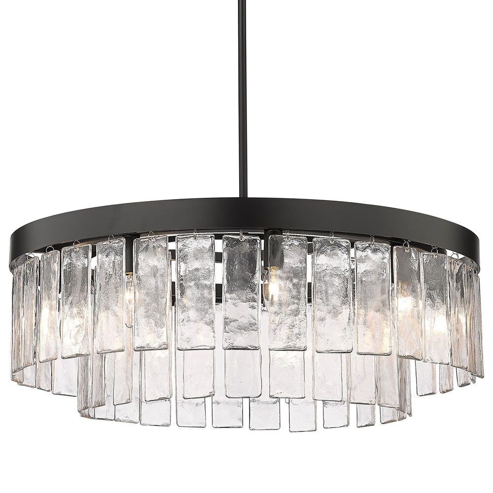 Golden Lighting Ciara 9-Light Chandelier in Matte Black, , large