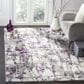 Safavieh Skyler SKY193R 8" x 10" Gray and Purple Area Rug, , large