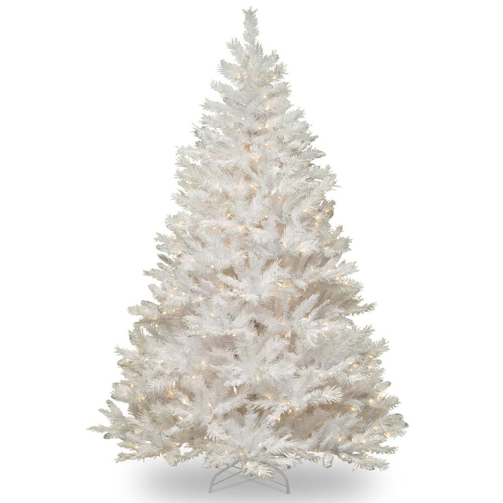 National Tree 7.5" Winchester White Pine Tree with 500 White Lights, , large