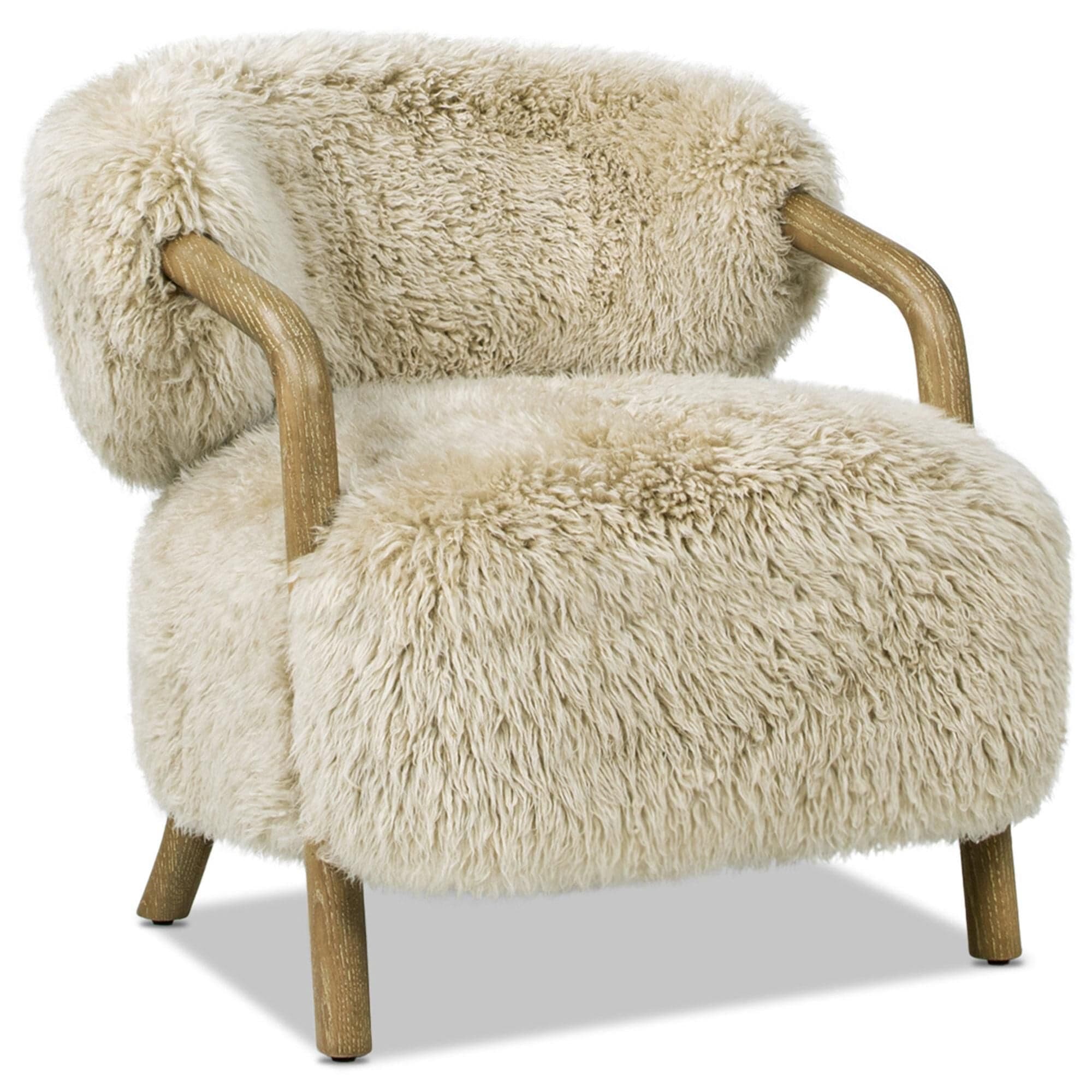 Jennifer Taylor Home Becker Accent Arm Chair in Taupe Beige