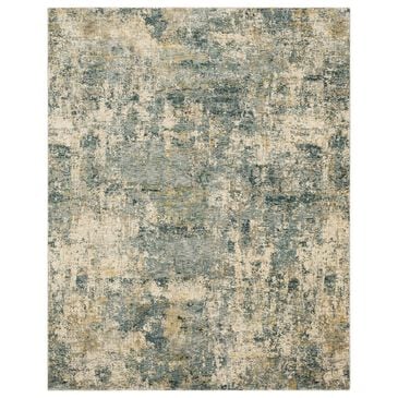 Karastan Marash 5" x 7"6" Grey, Silver, Blue and Beige Area Rug, , large