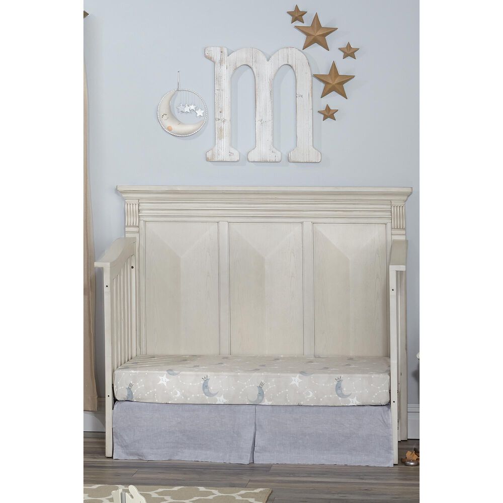 Kingsley Baby Sedona 4-In-1 Lifetime Convertible Crib in Vintage Ivory, , large