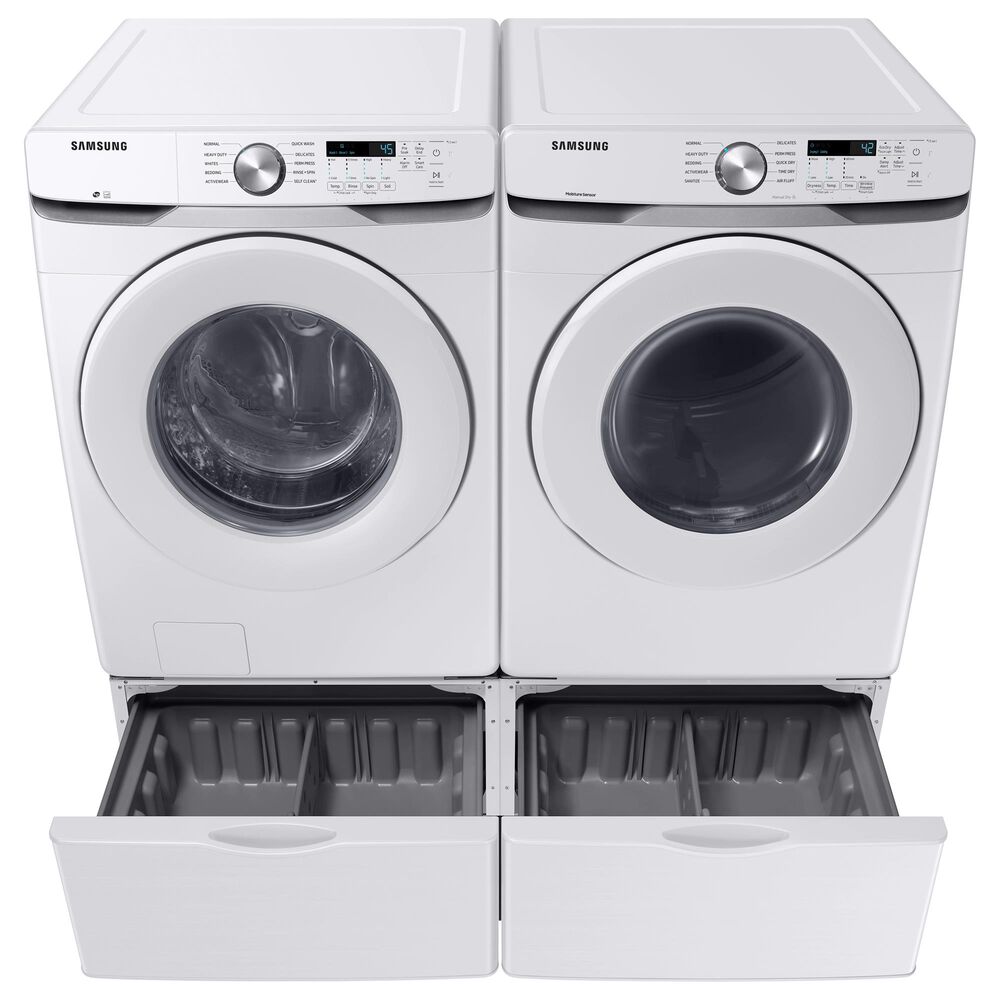 Samsung 7.5 Cu. Ft. Front Load Long Vented Electric Dryer in White, , large