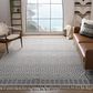 Safavieh Natura NAT852N 10" x 14" Ivory and Navy Area Rug, , large