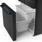 THOR KITCHEN Gordon Ramsay 17.5 Cu. Ft. Counter Depth French Door Refrigerator with Navy Blue Handle Kit in Black, , large