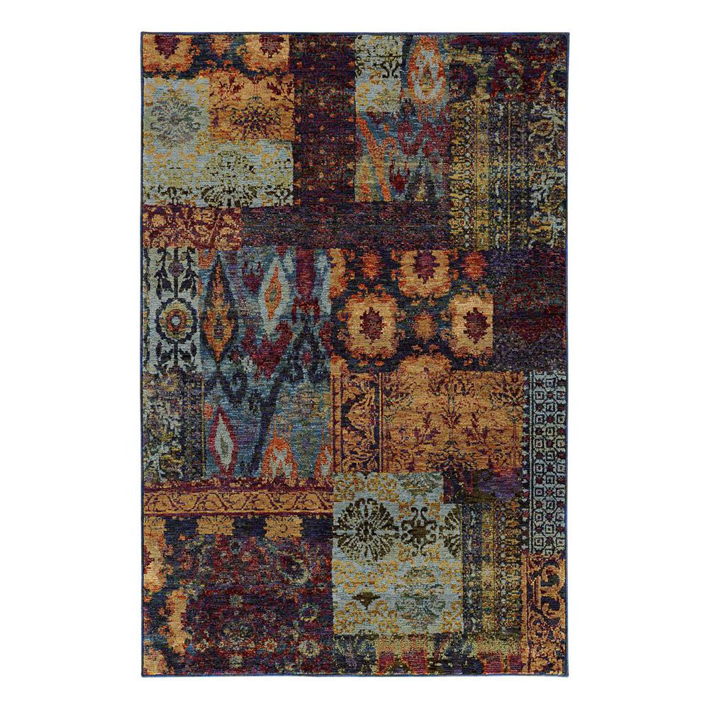 Oriental Weavers Andorra 7137A 7"10" x 10"10" Multi Area Rug, , large