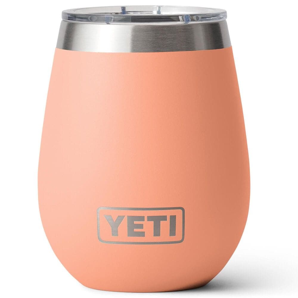 YETI Rambler 10 Oz Wine Tumbler with MagSlider Lid in Lowcountry Peach, , large