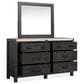 Nicolette Home Plum Creek 5 Piece Queen Panel Bedroom Set in Ravenwood Black, , large