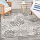 Nourison Garden Oasis Nautical Grey 6" x 9" Indoor/Outdoor Area Rug, , large