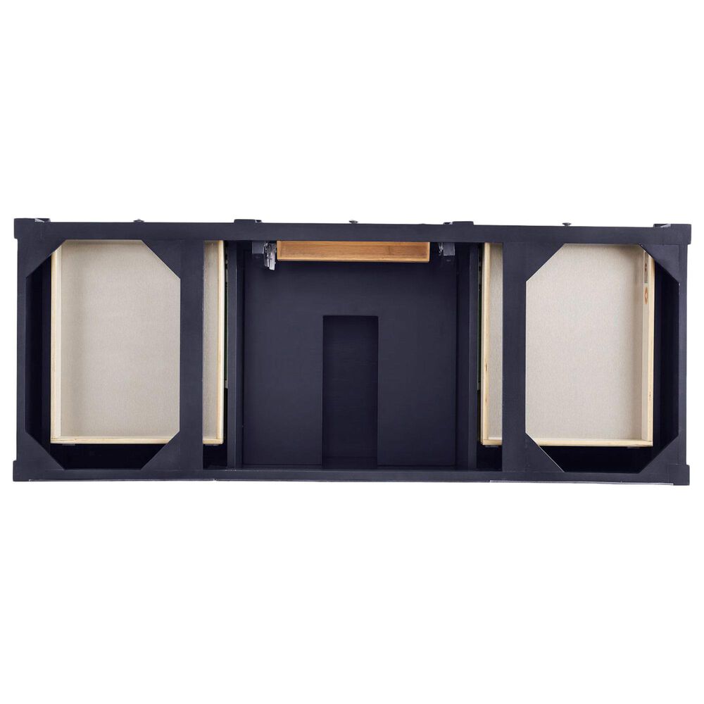 James Martin Vanities Brittany 30&quot; Single Bathroom Vanity in Victory Blue with 3 cm White Zeus Quartz Top and Rectangular Sink, , large