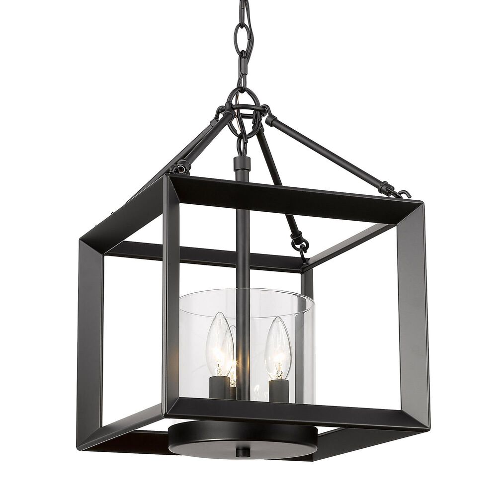 Golden Lighting Smyth Mini Chandelier in Matte Black, , large