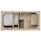 James Martin Vanities Marigot Single 48" Single Vanity in Sun-washed Oak with Single Hole 3 cm White Zeus Quartz Top & Backsplash, , large