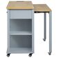 HOMLUX 47-inch Kitchen Island  in Grey Blue, , large