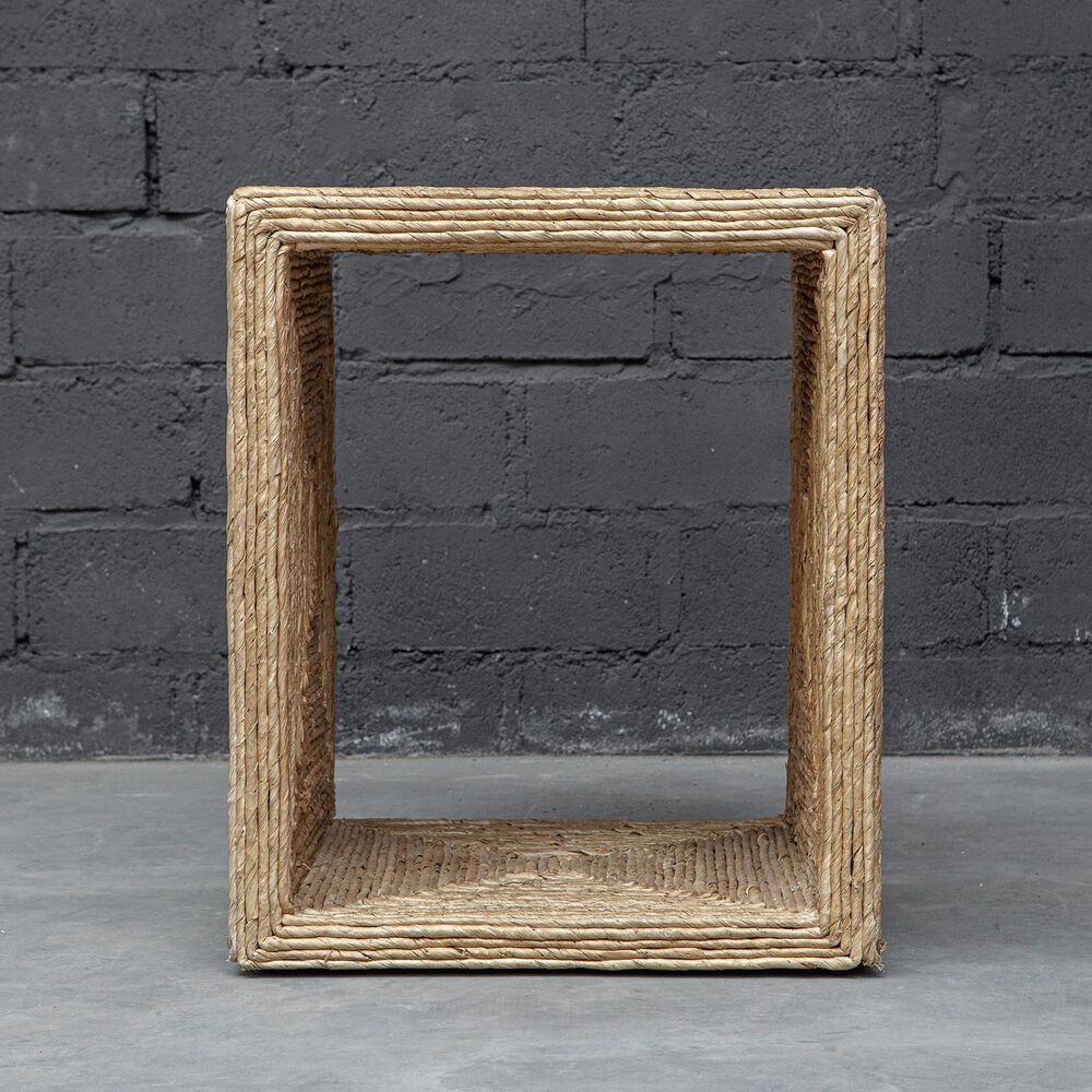 Uttermost Rora Woven Side Table in Natural, , large