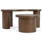 Riverside Furniture Santa Cruz 2-Piece Bunching Cocktail Table Set in Whiskey Oak, , large