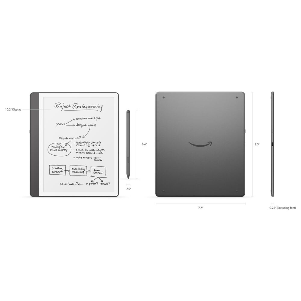 Amazon Kindle Scribe E-reader 10.2&quot; 32GB in Tungsten | Wi-Fi, , large