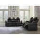 Ashley Caveman Den 2-Piece Power Reclining Living Room Set in Midnight, , large