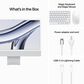 Apple 24-inch iMac with Retina 4.5K display: Apple M3 chip with 8 core CPU and 10 core GPU, 512GB SSD - Silver, , large