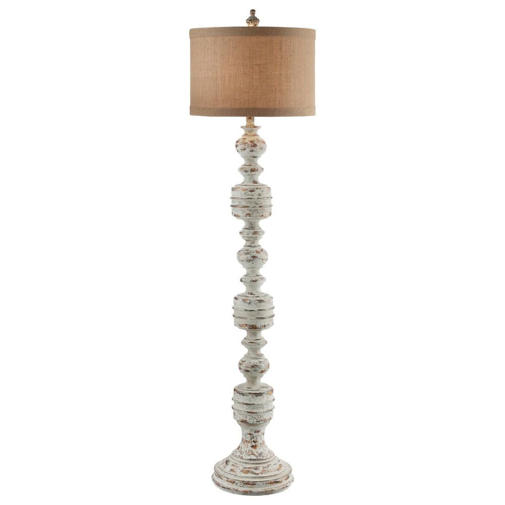 Crestview Collection Brunello Floor Lamp in Brown and Bronze, , large