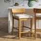 Armen Living Merie Counter Height Stool in Putty Brown, , large