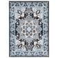Safavieh Riviera 4"5" x 6" Grey and Light Blue Area Rug, , large