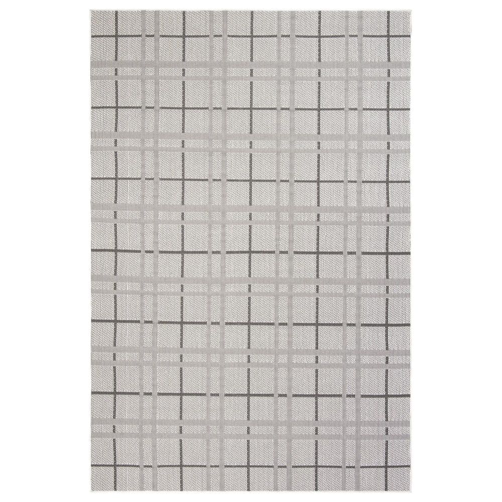 Safavieh Bermuda BMU803B 5"3" x 7"6" Ivory and Grey Indoor/Outdoor Area Performance Rug, , large