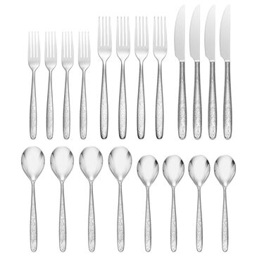 Lenox Storm 20-Piece Flatware Set in Silver, , large