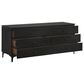 Blue River Legend 4-Piece King Platform Bed Set in Gray/Black, , large