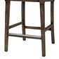 Baxton Studio Porsha Counter Stool in Dark Brown and Natural, , large