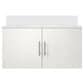 Lexora Home Geneva 36" Single Bathroom Vanity in Glossy White with 2 cm White Cultured Marble Top and Rectangular Sink, , large