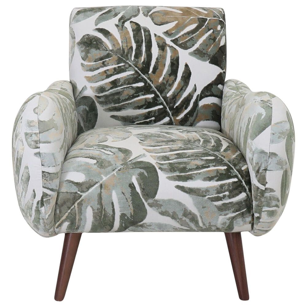 Jonathan Louis Dax Accent Chair in Tika Jade Velvet, , large