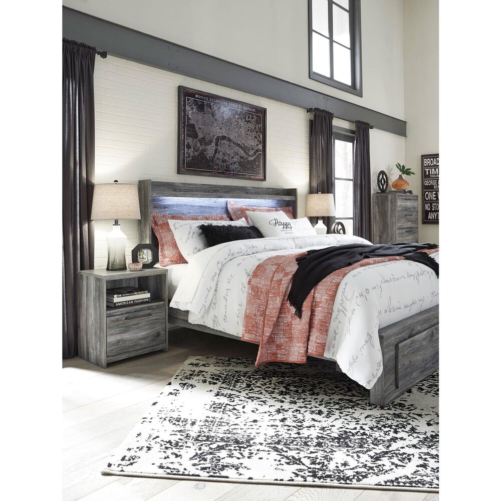 Ashley Baystorm 5-Piece Queen Bedroom Set in Gray, , large