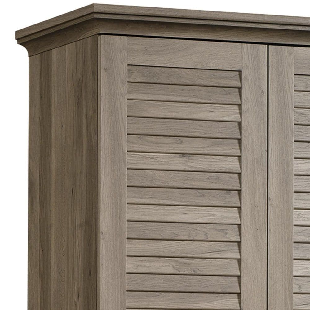 Sauder Harbor View Storage Cabinet in Salt Oak Finish, , large