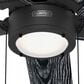 Hunter Erling 44" Ceiling Fan with LED Light in Matte Black, , large