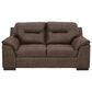 Ashley Maderla Loveseat in Walnut Brown, , large