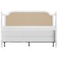 Richlands Furniture Melanie King Poster Panel Wood Bed in White, , large