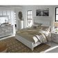 Signature Design by Ashley Kanwyn King Panel Bed in Distressed Whitewash, , large