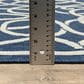 Oriental Weavers Meridian 2205B 2"3" x 7"6" Navy Runner, , large