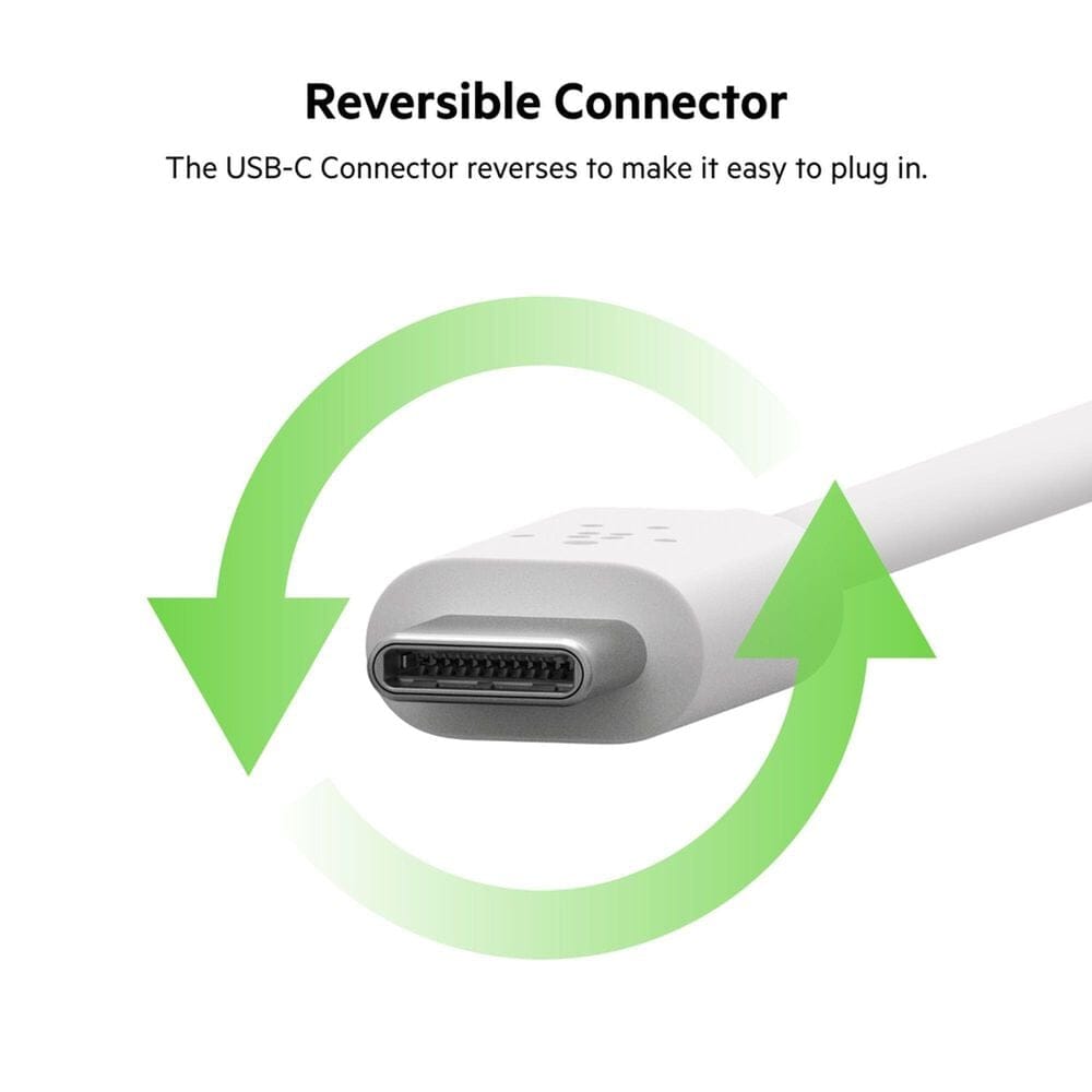 Belkin BoostCharge 20W USB-C PPS Wall Charger with Type C to Lighting Cable in White, , large