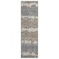 Dalyn Rug Company Neo NO9 2"3" x 7"6" Taupe Runner, , large