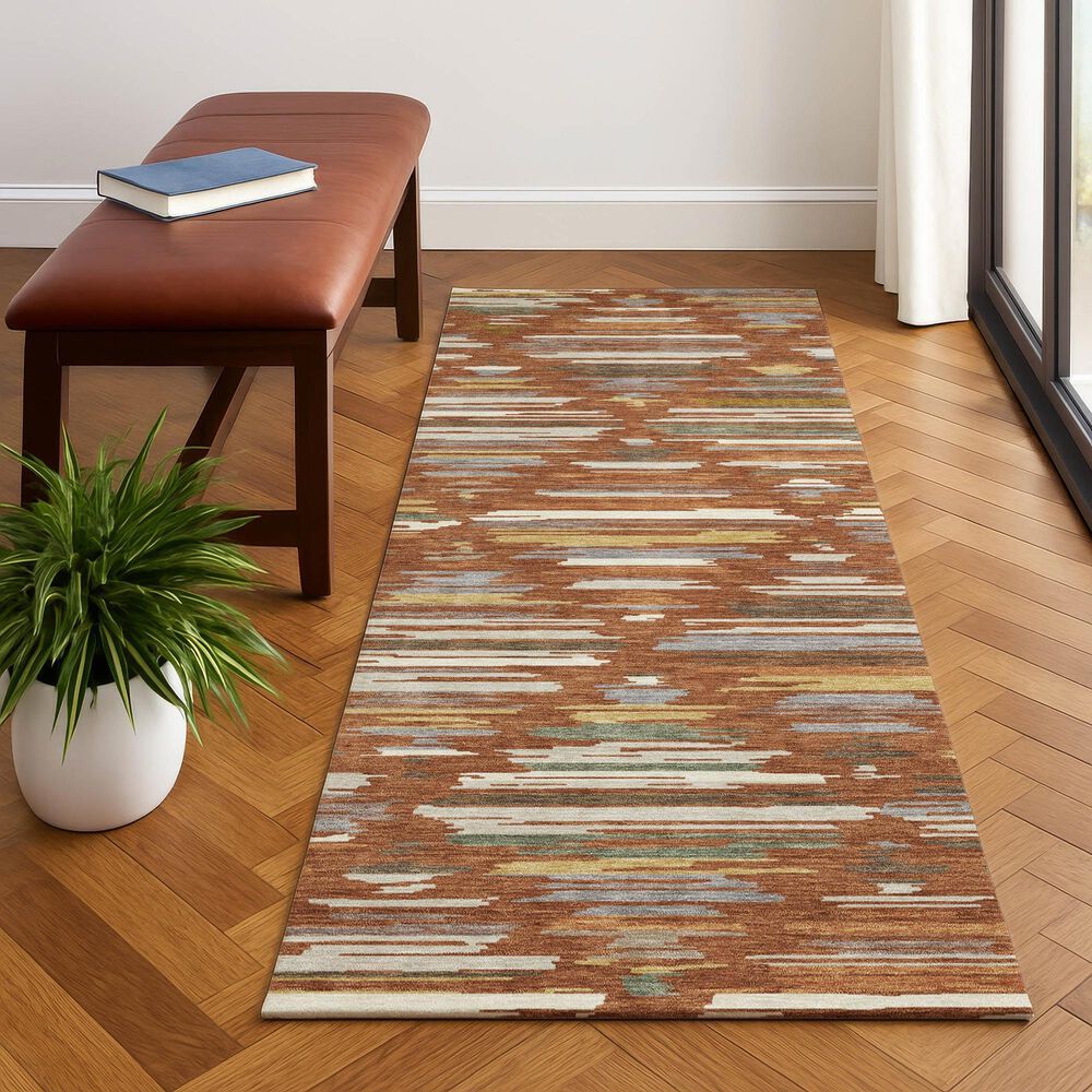 Dalyn Rug Company Kenner KN2 Paprika 2'3" x 7'6" Runner, , large