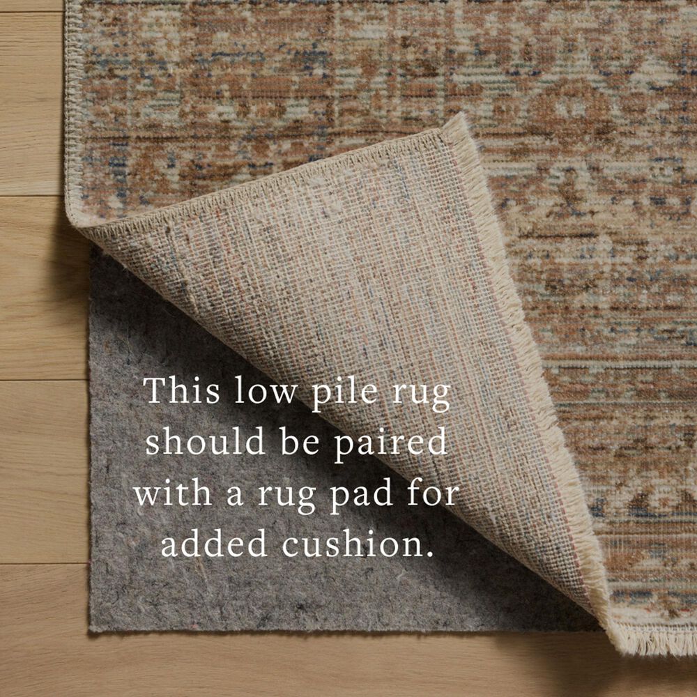 Amber Lewis x Loloi Molly Natural and Denim 2'7" x 10' Runner, , large