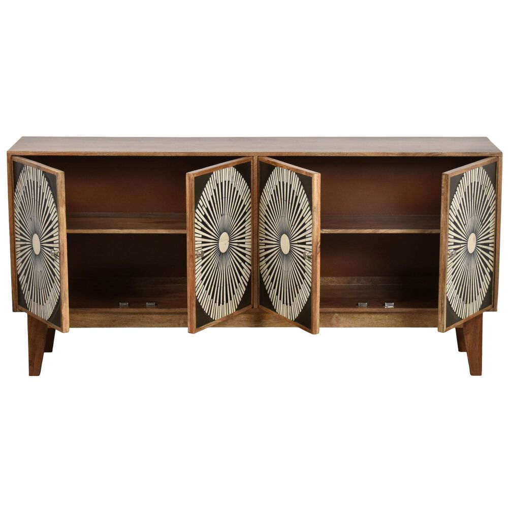 Jaipur Home Brisk 4 Door Credenza in Mango, , large