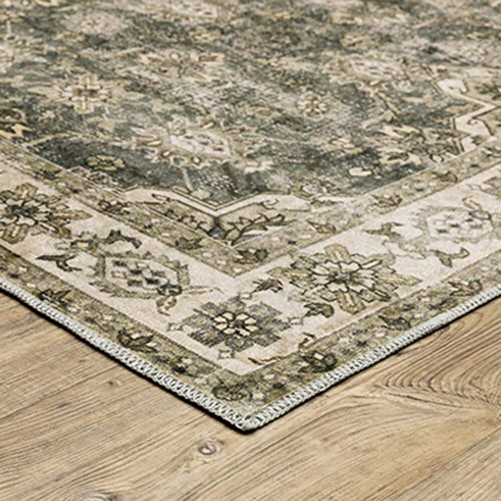 Oriental Weavers Malibu 7&#39;6&quot; x 10&#39; Blue and Beige Area Rug, , large