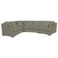 England Furniture Thomas 3-Piece Right Facing Sectional in Burmese Birch, , large