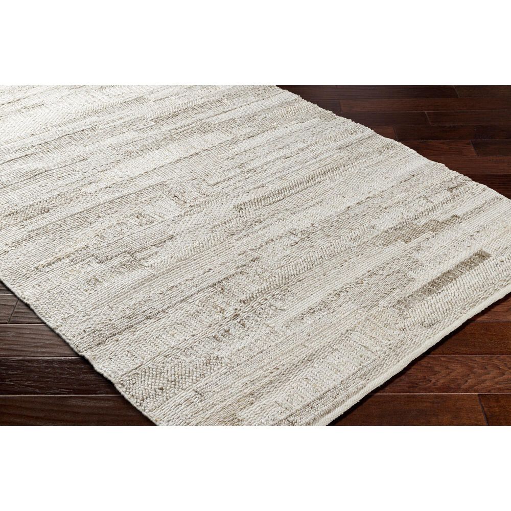 Surya Floria Ivory and Brown 10&#39; x 14&#39; Area Rug, , large