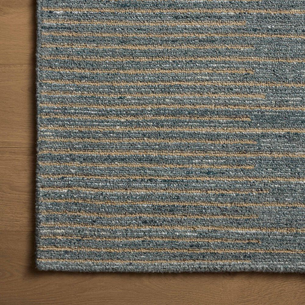 Loloi Elias Slate and Natural 2&#39;3&quot; x 3&#39;9&quot; Area Rug, , large